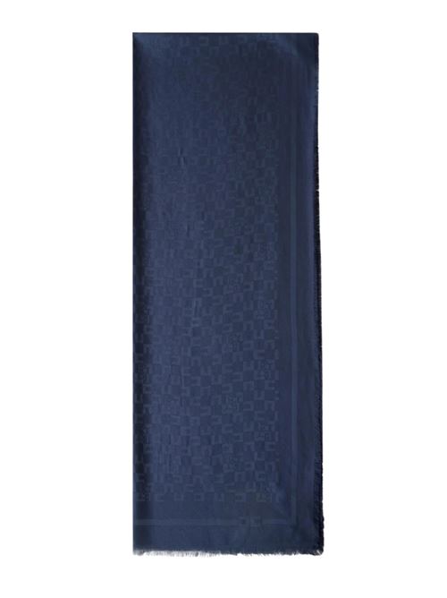 Sciarpa blu in viscosa Elisabetta Franchi | SC11F56E2EA8